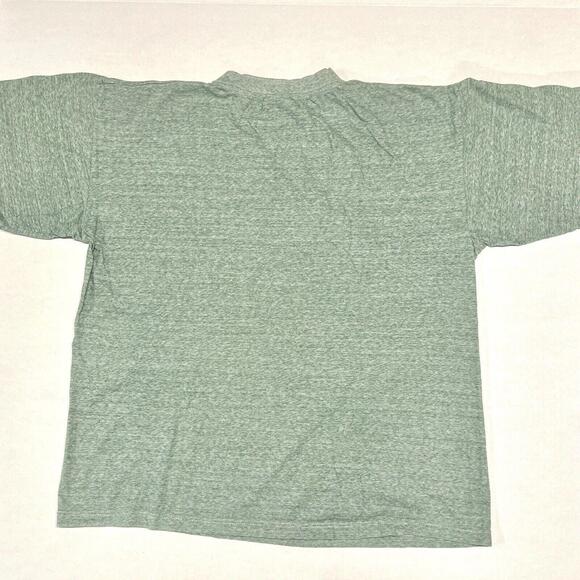 VTG Casual Club T Shirt Montego Bay Jamaica Striped Green Embroidery Sz 2XL Slim - Picture 7 of 7